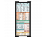 WhiteCoat Clipboard® Trifold - Black Physical Therapy Edition